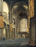 The nave and choir of the Mariakerk in Utrecht, seen from the west.